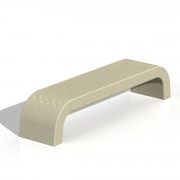 Banquette en béton pour jardins