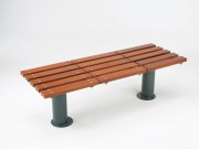 Banquette en bois assise 2 faces