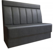 Banquette rembourrée avec socle