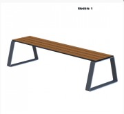 Banquette public L 1800 mm