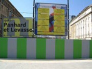 Palissade de chantier bardée