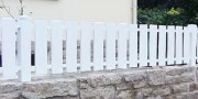 Barreaudage PVC blanc ajouré