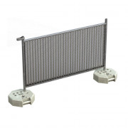 Barrière de chantier en acier ou pvc