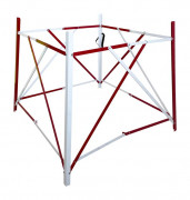 Barrière de regard pliable en aluminium - L.1060 x P.1060 x H.900 mm