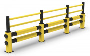  Barrière de protection flexible sur platine - Ht. 1200 mm