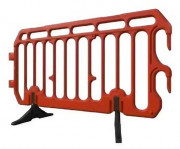 Barrière de foule - En polyéthylène - L.2000 mm x H.1100 mm 