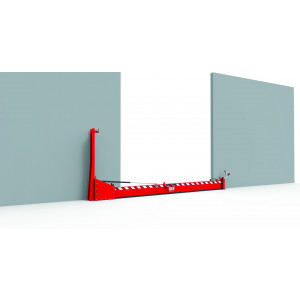 Barrière de rétention manuelle pivotante