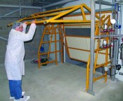 Barrière écluse de sécurité pour palette