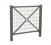 Barrière de ville amovible grillagée