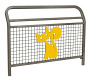 Barrière de ville zone école Conviviale® - L.1500 mm x H.1280 mm - A sceller