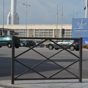 Barrière losange croix à sceller