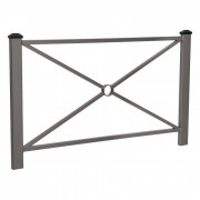 Barrière de ville en acier robuste