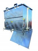 Benne à déchets à fond ouvrant - 500 à 2000 L