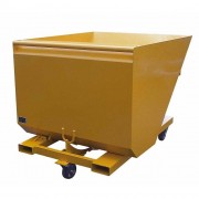 Benne auto-basculante pour chariot élévateur - H. 1230 mm L. de 1006 à 2006 mm P. 1560 mm