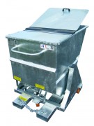 Benne auto-basculante multi usages - Volume de 500 à 2000 L - Charge 1800 kg max.