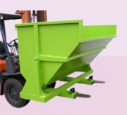 Benne auto-basculante - Volume de 550 à 2500 L