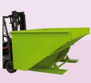 Benne auto-basculante pour chariot élévateur - Volume de 300 à 2550 L