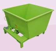Benne basculante à hauteur réduite - Volume de 415 à 825 L - Charge 800 kg
