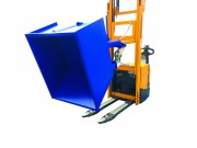 Benne basculante manuelle - Volume de 500 à 1500 L