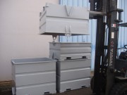 Benne pour chariot à tête rotative