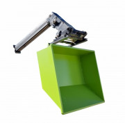 Benne basculante pour chariot télescopique - Volume de 675 à 1200 L - Charge 1500 ou 2000 kg