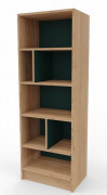 Bibliothèque de chambre hêtre massif - H.1700 x L.600 x P.400 mm.