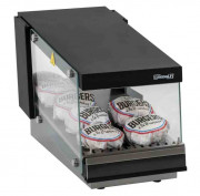 Bin passe burger inox époxy noir - 1 à 3 étagères chauffante - L.350 à 1106 mm