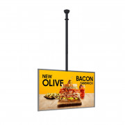 Vitrine support plafond digitale