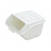 Bac alimentaire en plastique - Couvercle transparent - Capacité de 10 à 48L - L. 320 à 600 x l. 300 à 480 x H.210 à 430 mm - Blanc