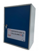 Boite de rangement sécurisée pour téléphones - 30 téléphones - en métal - suspendue ou autoportante