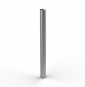 Potelet inox tête bombée - ? 60 à 114 mm - ? sceller - Hauteur : 750 à 1200 mm