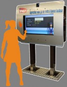 "Borne interactive tactile 40"""