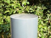 Borne inox anti stationnement - Diam ? 120 à ? 250 mm - Hauteur 600 mm