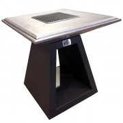 Brasero plancha inox