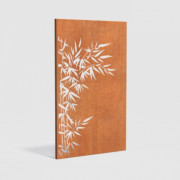 Brise-vue naturel en acier Corten 