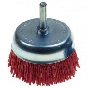 Brosse métallique abrasive en nylon - ? 50 mm - grain 80