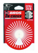 Brosse extra dur en fil d'acier torsade 