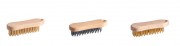 Brosse forme violon en inox rond