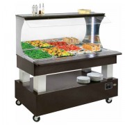 Buffet mural mixte pour self service