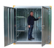 Bungalow de stockage produits chimiques - 2 à 17 m2