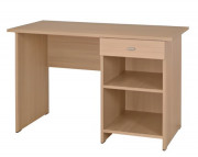 Bureau avec niche et tiroir KUMYOS – Dim.1200 x 600 mm - Structure mélaminé