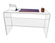 Bureau pont plexiglas