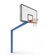 But de basket compétition extérieur panneau méthacrylate - Déport 2,25 m - Hauteur 3,05 m