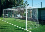 Buts de football acier à sceller - 8 ou 11 joueurs - Acier galvanisé plastifié ? 102 mm