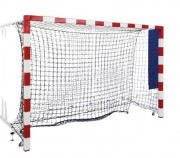 Buts de handball rabattables en aluminium – Démontable - H.2000 mm – Profondeur : de 900 mm à 2100 mm