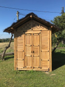 Cabane en bambou pour jardin