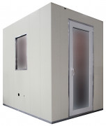 Cabine d'enregistrement démontable