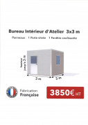 Cabine atelier modulaire en kit