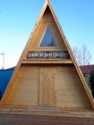 Chalet tipi en bois 32 m2 - Avec mezzanine