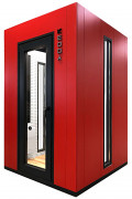 Cabine d'enregistrement insonorisée